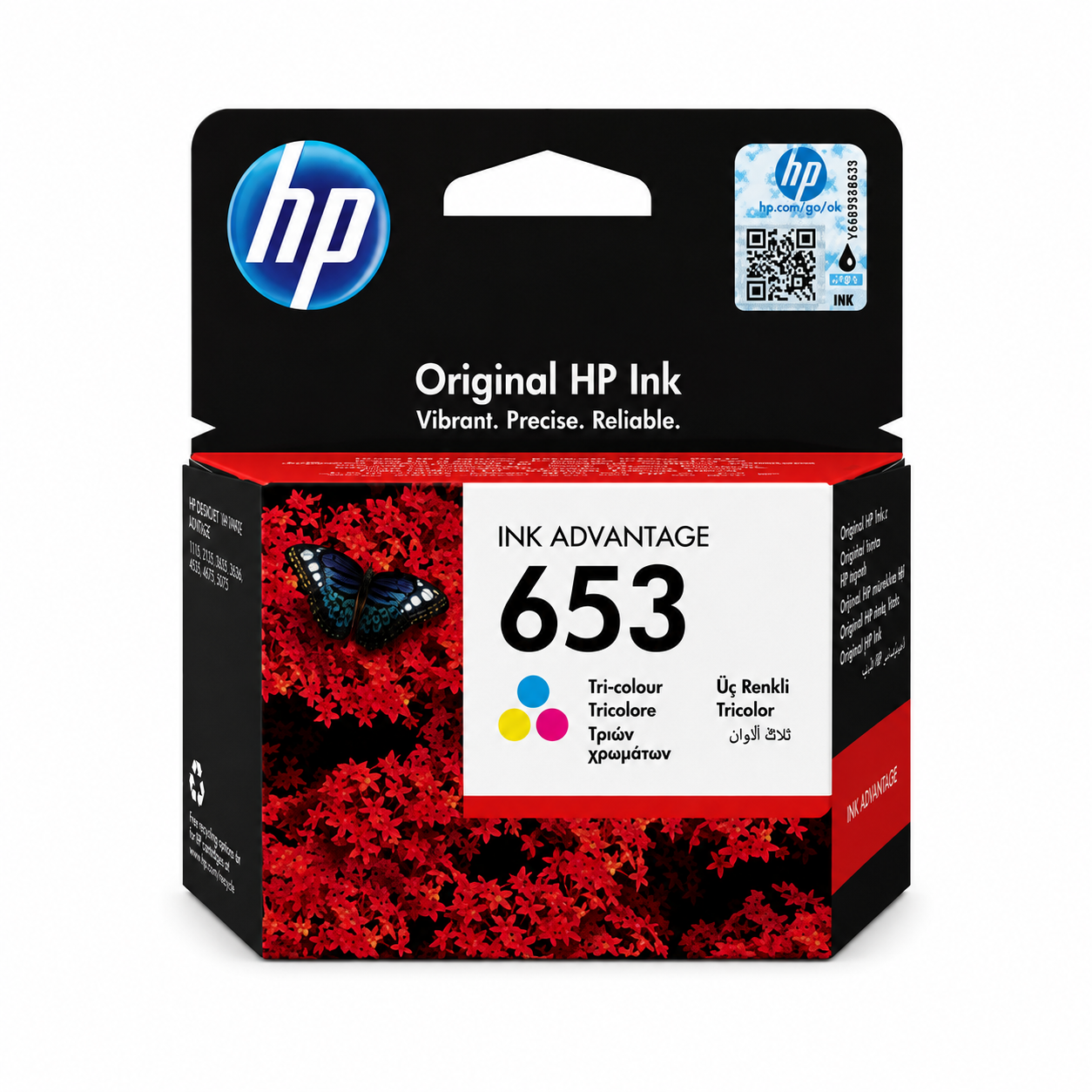 Tinteiro HP 653 Tricolor