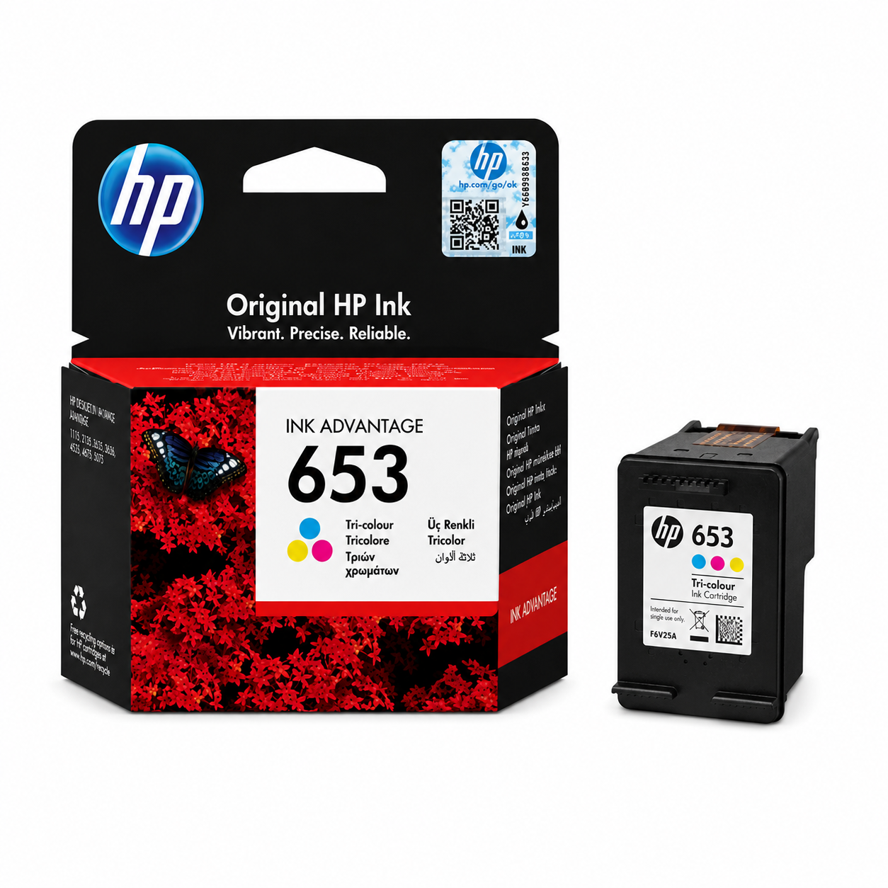 Tinteiro HP 653 Tricolor - imagem 2