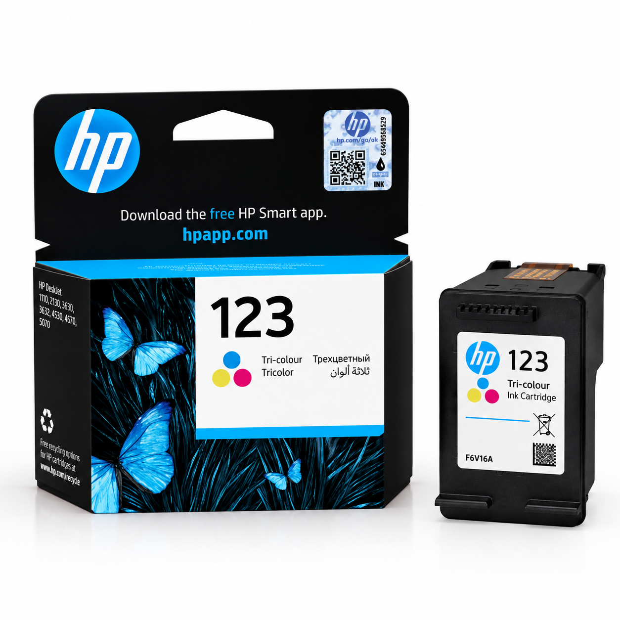 Tinteiro HP 123 Tricolor - imagem 2